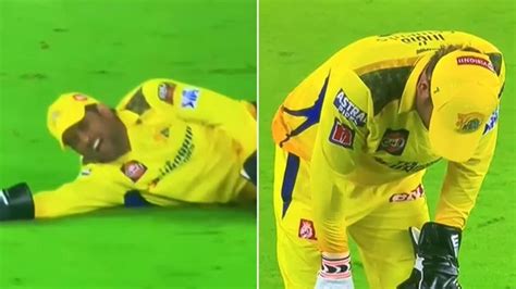 Dhoni Knee Injury MS Dhoni Will Be Admitted To Hospital Was Troubled