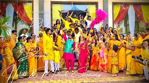 Haldi And Mehndi Ceremony Functions Full Enjoy 😉 Rahul And Deepali