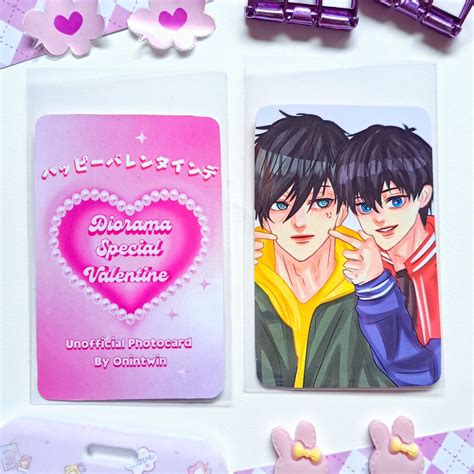 Jual Diorama Special Valentine Days Photocard By Onintwin Blue Lock