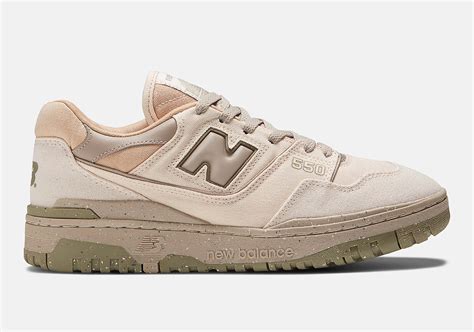 New Balance 550 Cream Canvas Olive BB550CRM Release Date SBD