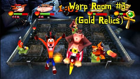 Psx Longplay Crash Bash Players Warp Room Gold Relics