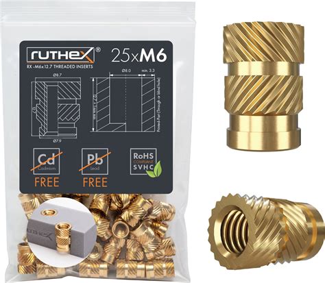 Ruthex Threaded Inserts M Pieces Djake International