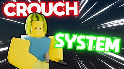 How To Make A CROUCH SYSTEM In Roblox Studio YouTube