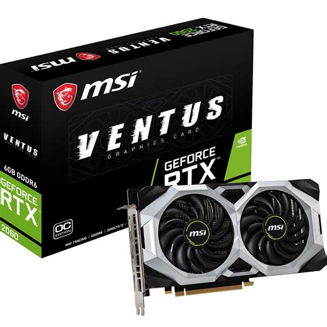 Msi Geforce Rtx 2060 Ventus 6g Oc Carte Graphique Garantie 3 Ans Ldlc Muséericorde