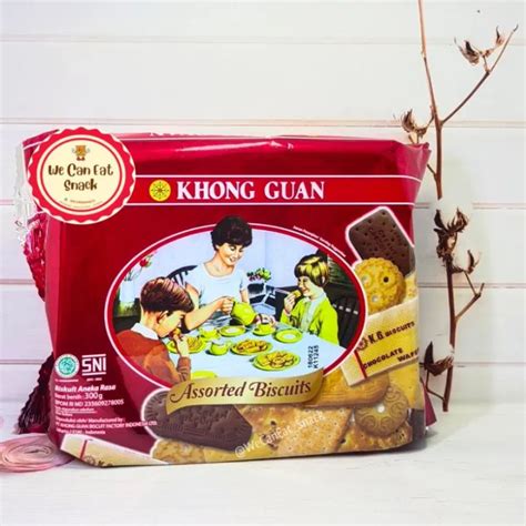 Biskuit Khong Guan Assorted Biscuit OPP RED 300gr Lazada Indonesia