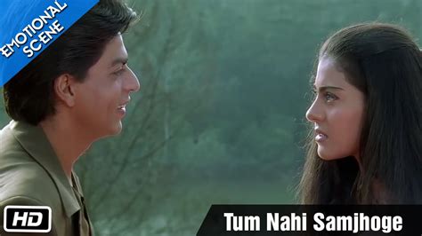 Tum Nahi Samjhoge Emotional Scene Kuch Kuch Hota Hai Shahrukh Khan Kajol Salman Khan