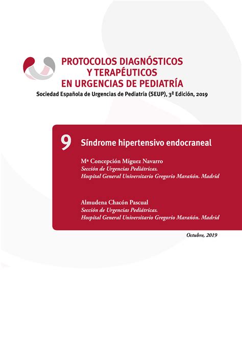 Hipertension Intracraneal Protocolos Diagn Sticos Y Terap Uticos En