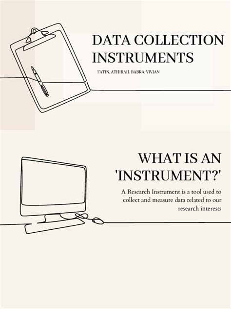 Research Data Collection Instruments Pdf Survey Methodology