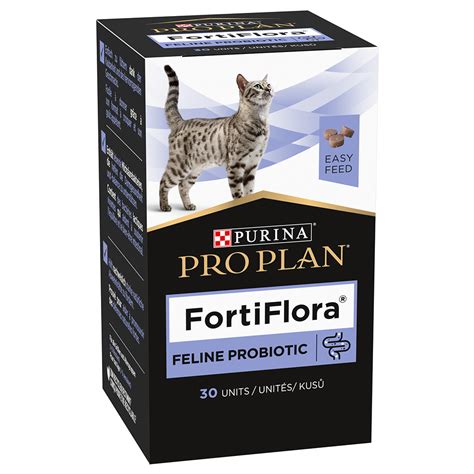 30g Fortiflora Probiotic Kauwblokjes Purina Pro Plan Kattensnacks De