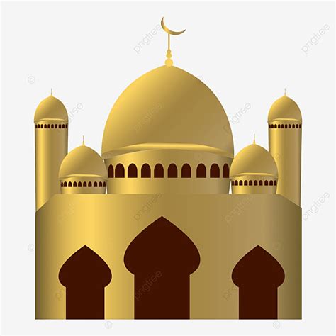 Masjid Islamic Mosque Vector Hd Png Images Golden D Mosque Png