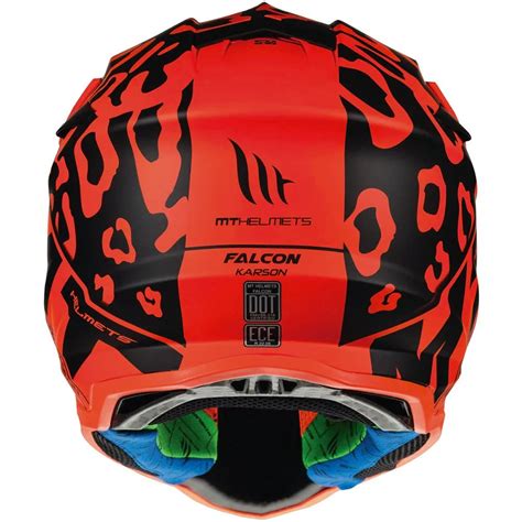 Casco Mt Mx Falcon Solid A Blanco Perla Brillo D S Moto