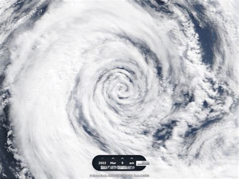 The Extratropical Cyclone At The Height Of The Falklands Had A Minimum