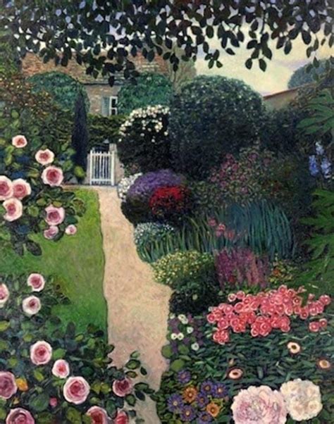 Olga Tuleninova On Twitter Garden Painting French Art Landscape