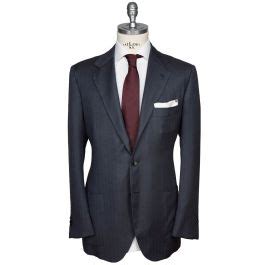 Kiton Blue Vicuna Peru Cashmere Silk Blazer IsuiT