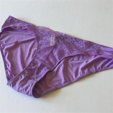 Best Scarlett Blue Intimates Sleepwear Scarlett Blue Slinky Knit Lace Front Bikini Panty