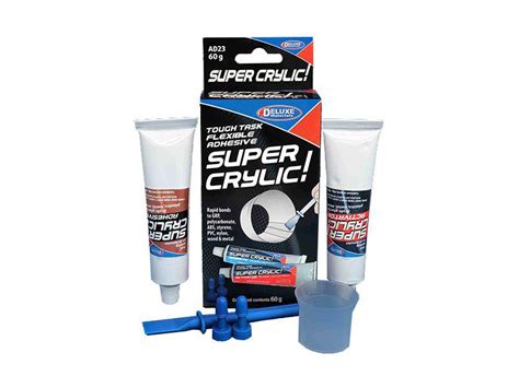 Super Crylic Dvokomponentno Lepilo Za Plastiko 60 Ml