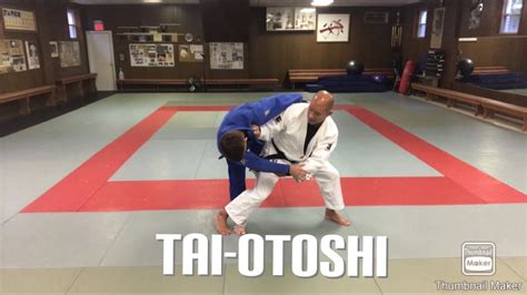 Easy Judo Technique How And When To Use Tai Otoshi YouTube