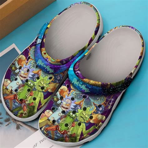 Rick And Morty Comic Crocs Crocband Comfortable Shoes Clogs For Men