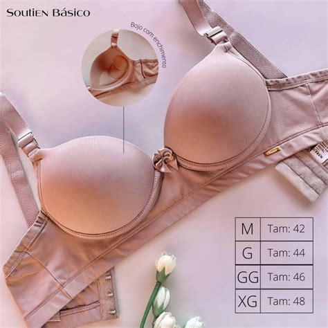 Sutiã Reforçado Microfibra Louise Lingerie