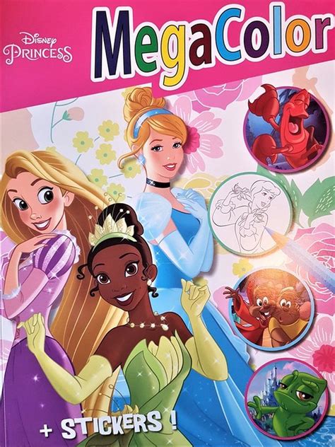 Disney S Princess Kleurboek Kleurplaten Stickers Bol