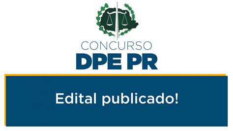 Concurso DPE PR Edital Publicado Rico Domingues