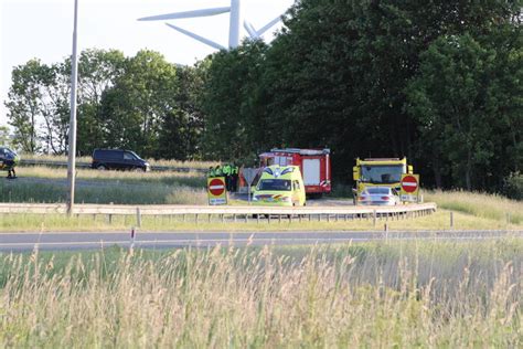 Ernstig Ongeval Op Afrit Van Snelweg Rijksweg A7 L 110 2 Bolsward