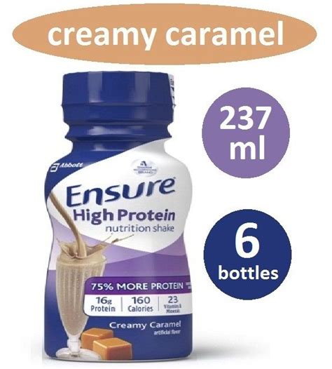 Ensure High Protein Nutrition Creamy Caramel Shake Ml Fl Oz