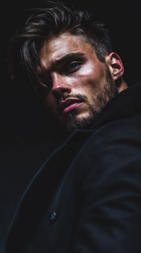 moody male portrait photo  lummi