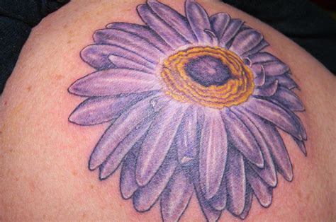 gerber daisy tattoo by Galen Luker: TattooNOW