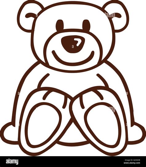 Teddy bear drawing Stock Photo: 104869895 - Alamy