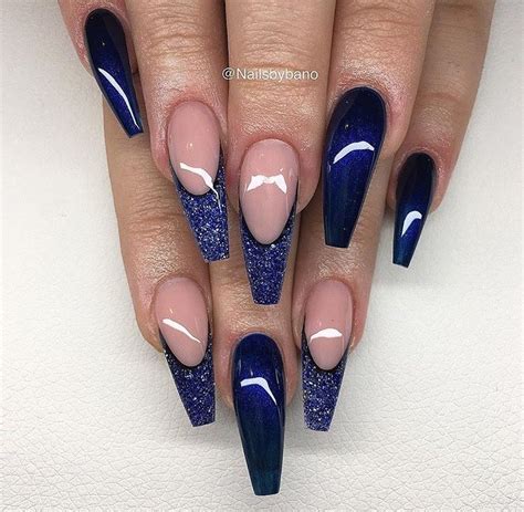 Top 25 Best Navy Blue Nail Design Ideas 2022 Updated Artofit