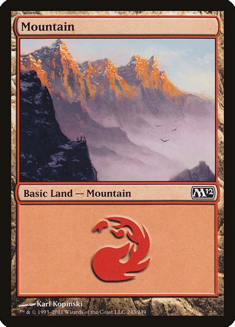 Mountain · Magic 2012 M12 243 · Scryfall Magic The Gathering Search