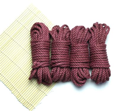 Shibari Rope Set BDSM Rope Bondage Rope Sex Rope Etsy