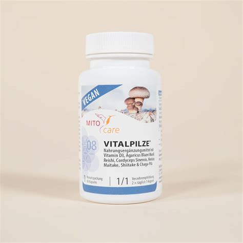 Vitalpilze Von MITOcare Kaufen 60 Kapseln