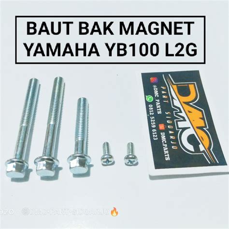 Jual BAUT BAK MAGNET BLOK KIRI YAMAHA YB100 L2G L2dx CURUT K8