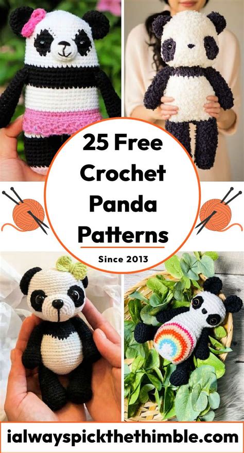 25 Free Crochet Panda Patterns Amigurumi Pattern