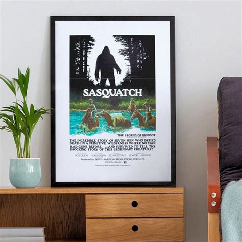 Sasquatch Poster Etsy