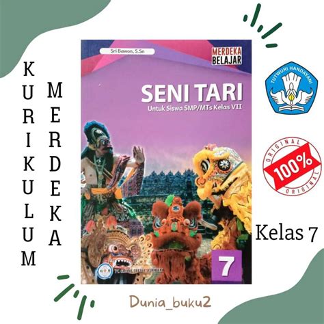 Jual Buku Siswa Seni Tari Kurikulum Penggerak Merdeka Kelas 7 Smp