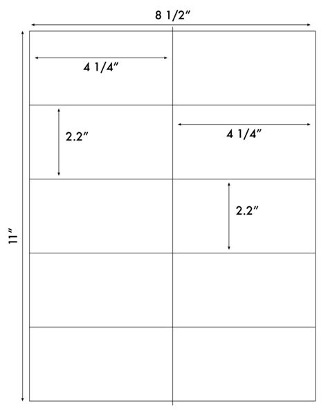 Steadfast Die Cut Label Template Sf2081 Steadfast Paper