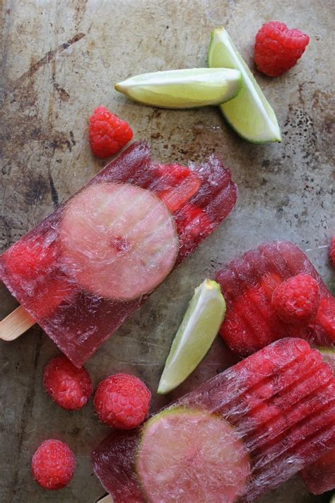 Raspberry And Lime Rosé Sangria Popsicles — My Diary Of Us