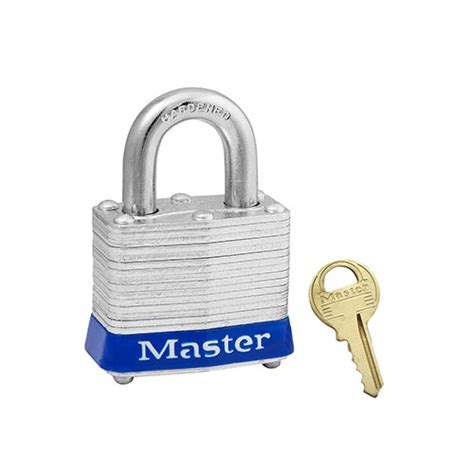 Master Lock Laminated Steel Padlock Blue 3BLU Lockout Tagout Shop