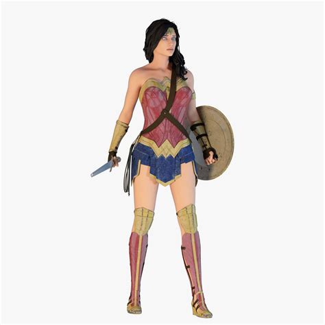 Wonder Woman 3d Model By Zifir3d