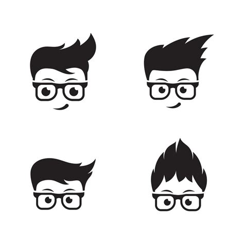 diseño de icono de vector de chico friki 2748157 Vector en Vecteezy