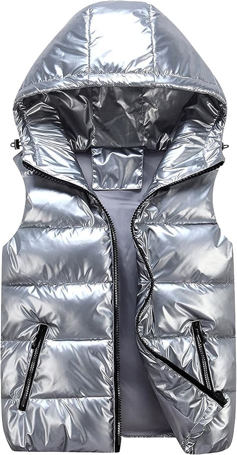 Bocabuety Gilet Uomo Senza Maniche Giubbotto Smanicato Con Cappuccio