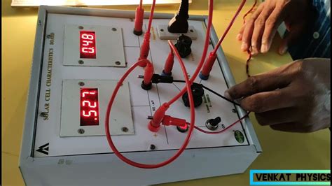 V I Characteristics Of Solar Cell Part 1 Youtube