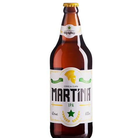 Cerveja MARTINA Artesanal Session Ipa Garrafa 600ml Pão de Açúcar