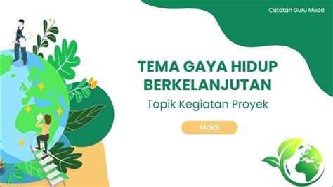 10 Contoh Kegiatan P5 Tema Gaya Hidup Berkelanjutan Kurikulum Merdeka