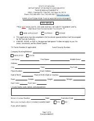 Nevada Driver Permit Information Change Form Fill Out Sign Online