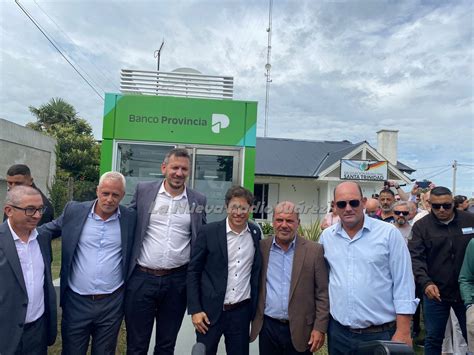 Es una realidad Se inauguró el cajero automático del Banco Provincia