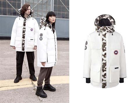 穿上 CANADA GOOSE X BAPE X CONCEPTS 三方聯名霸王寒流你可以來了沒關係 A GOOD MAG 好誌